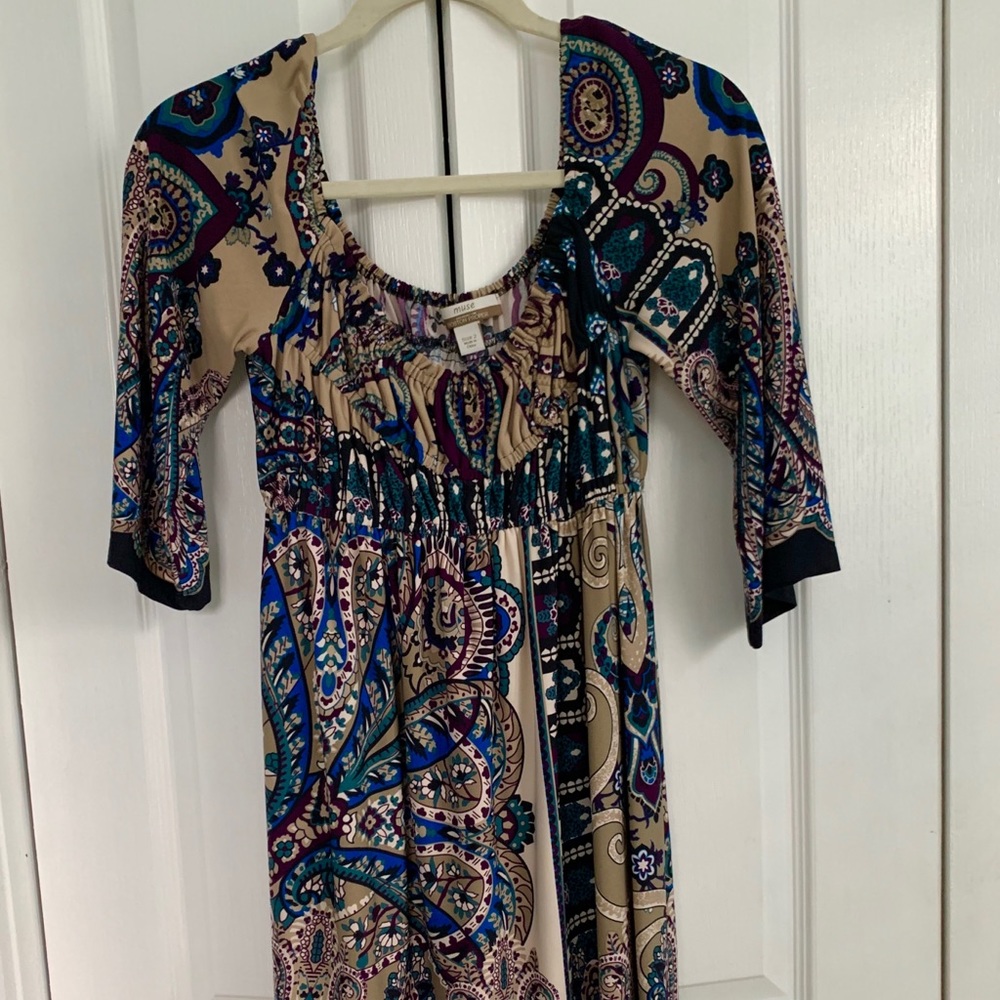 Princess cut BoHo Dress